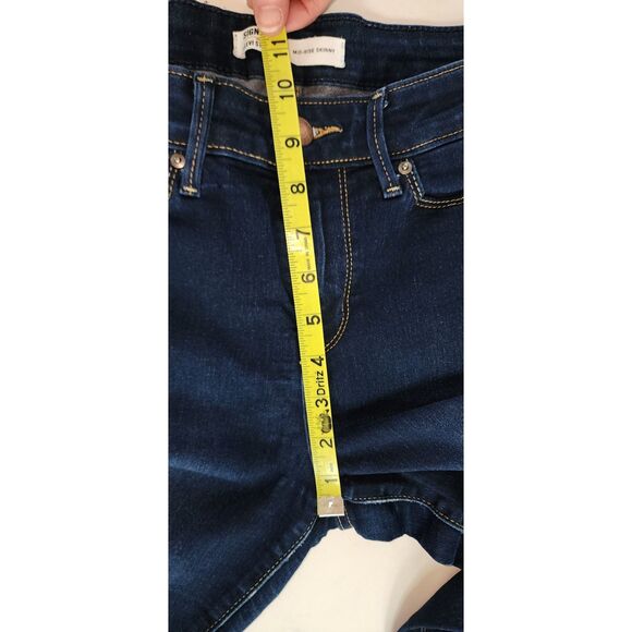 Levi Strauss Signature Gold Mid-Rise Skinny Jeans Sz 4S - Picture 11 of 13